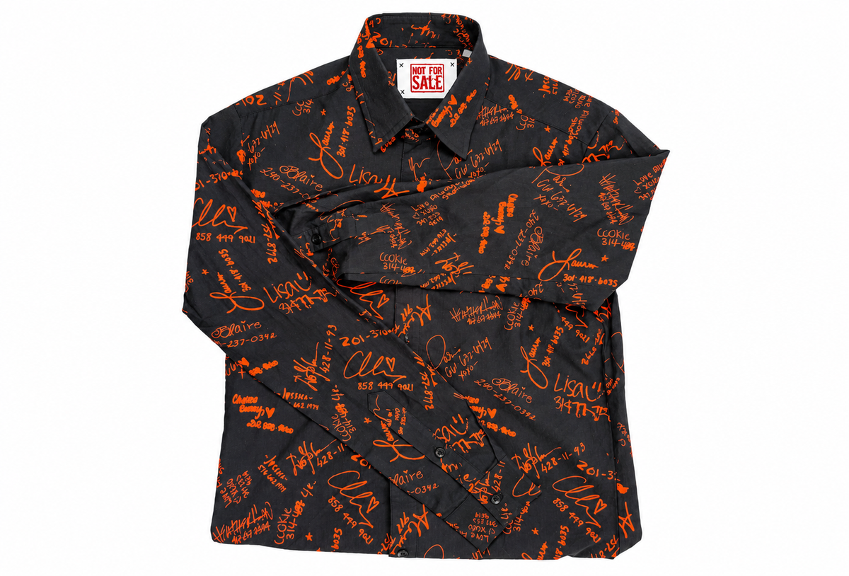 Afterparty shirt in Black and Red