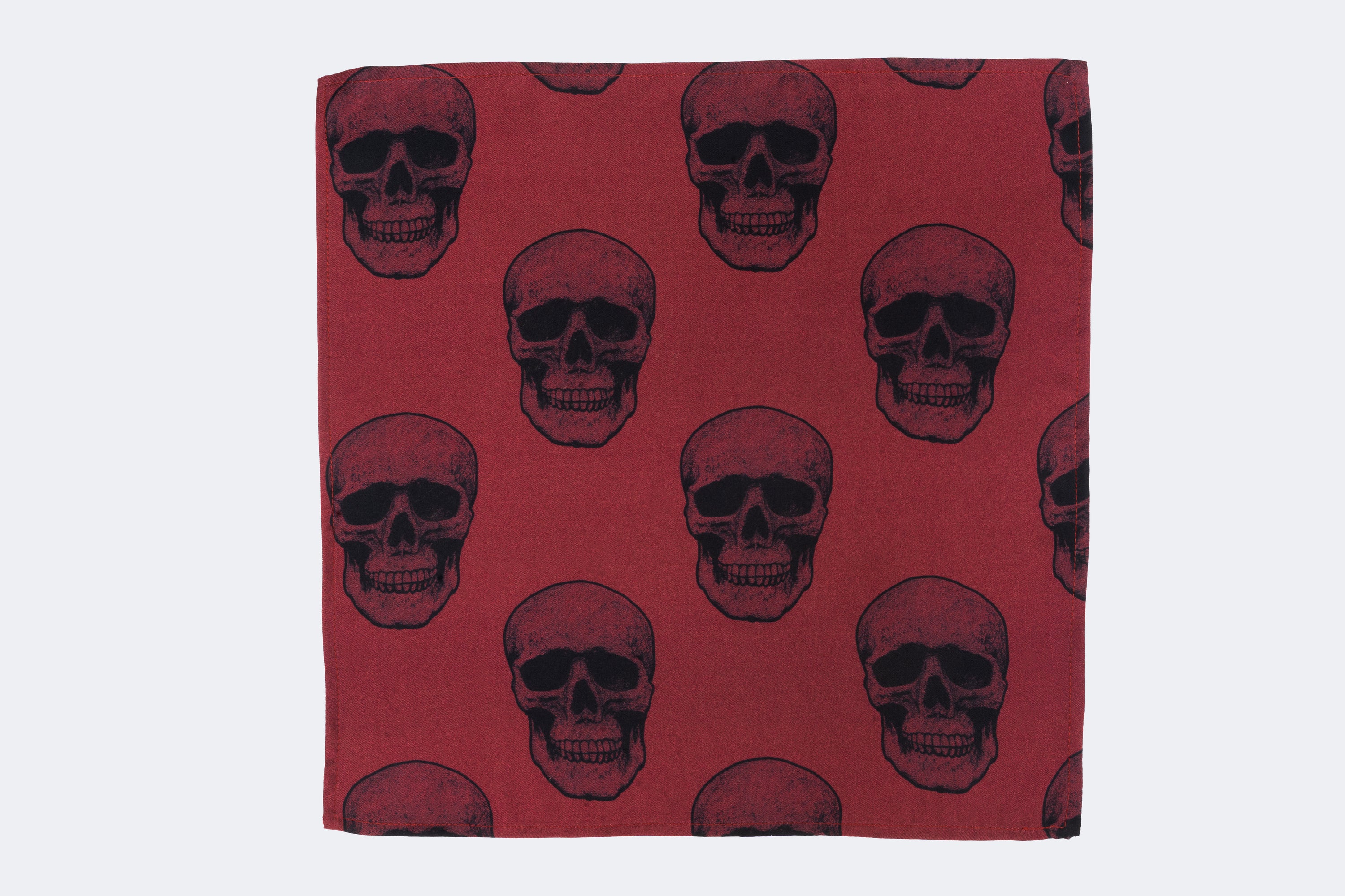 Red Skulls Handkerchief