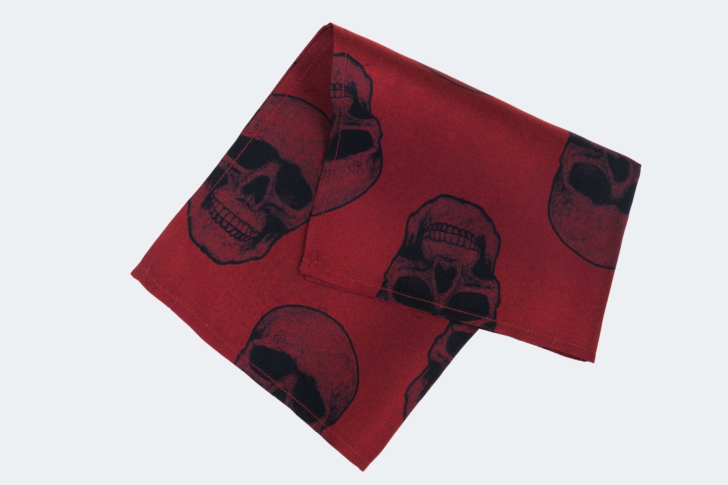 Red Skulls Handkerchief